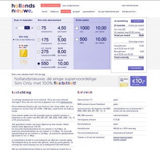 Hollands Nieuwe aanbod