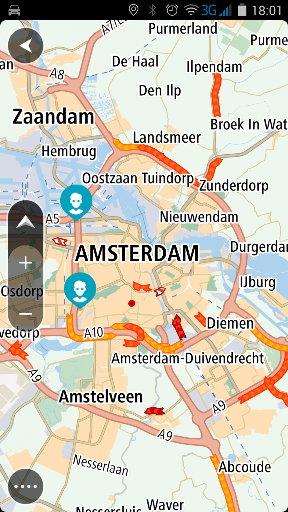 TomTom GPS Navigatie Traffic Go Mobile Android App kaart