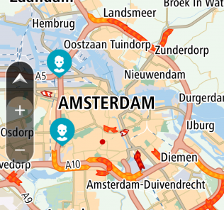 TomTom GPS Navigatie Traffic Go Mobile Android App kaart