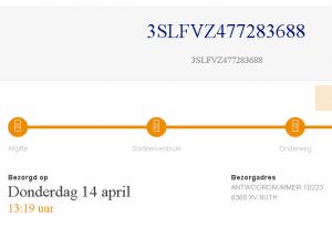 PostNL bezorgd pakket Medion Akoya DOA servicecentrum
