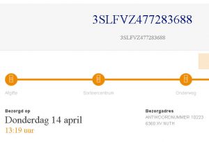 PostNL bezorgd pakket Medion Akoya DOA servicecentrum